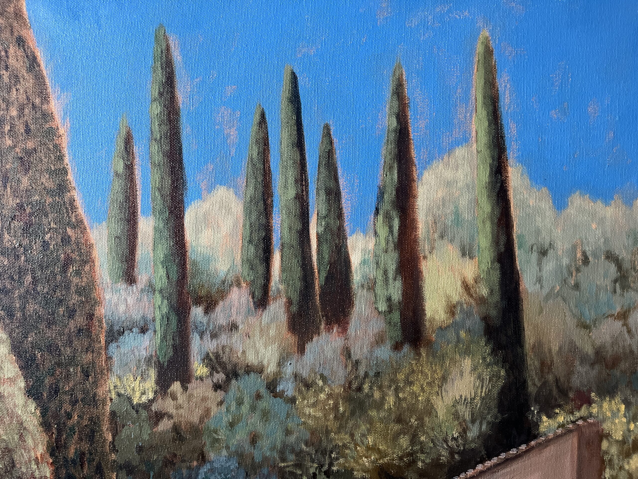 Detail of Les Grandes Vacances based on Chateau St Victor La Coste