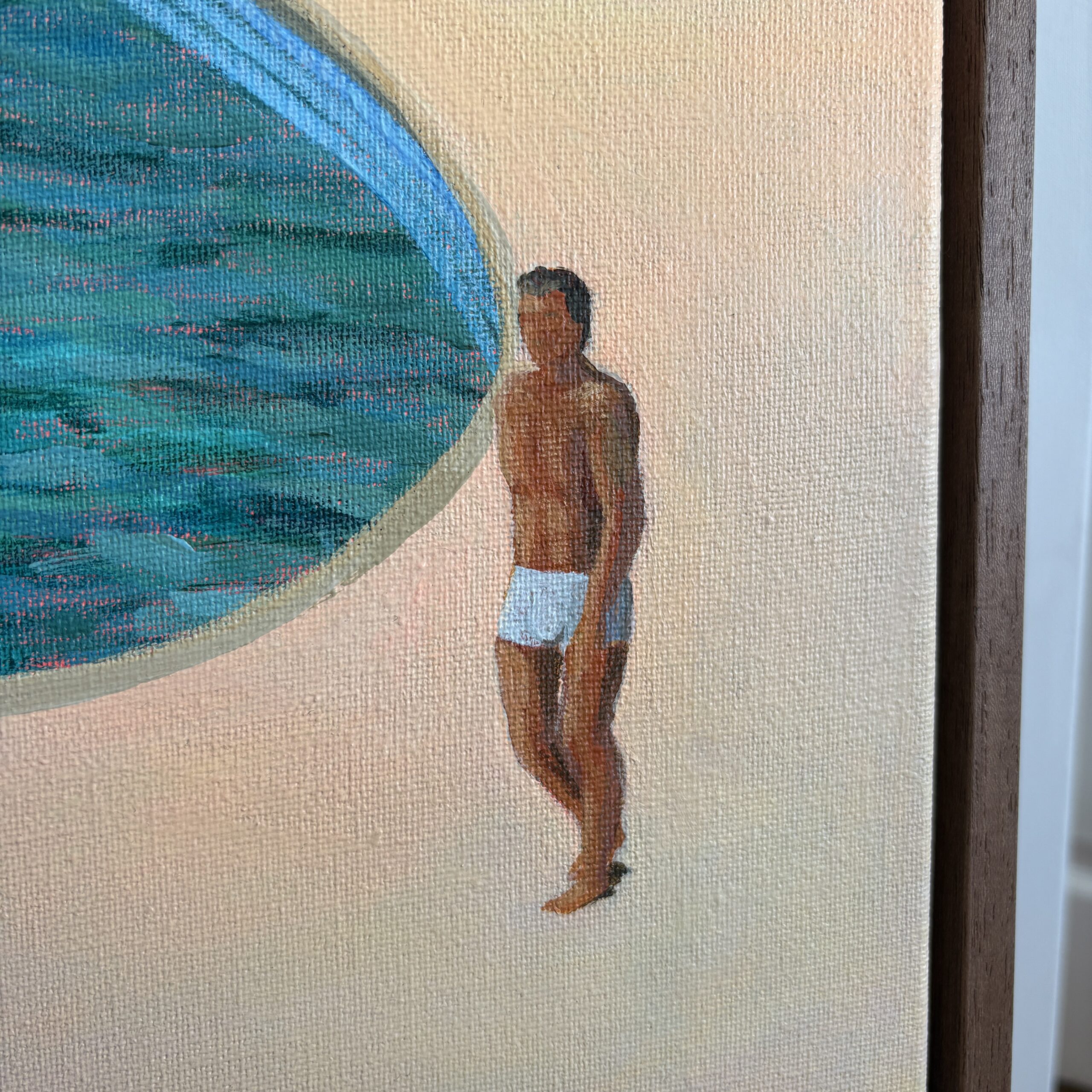 Haludovo Palace (The Penthouse), 2025 close up of man in trunks