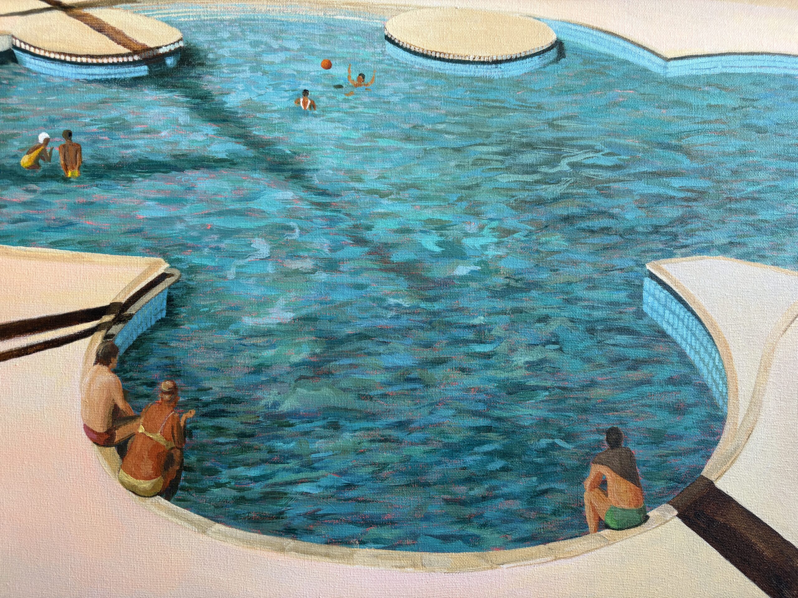 Haludovo Palace (The Penthouse), 2025 close up of bathers