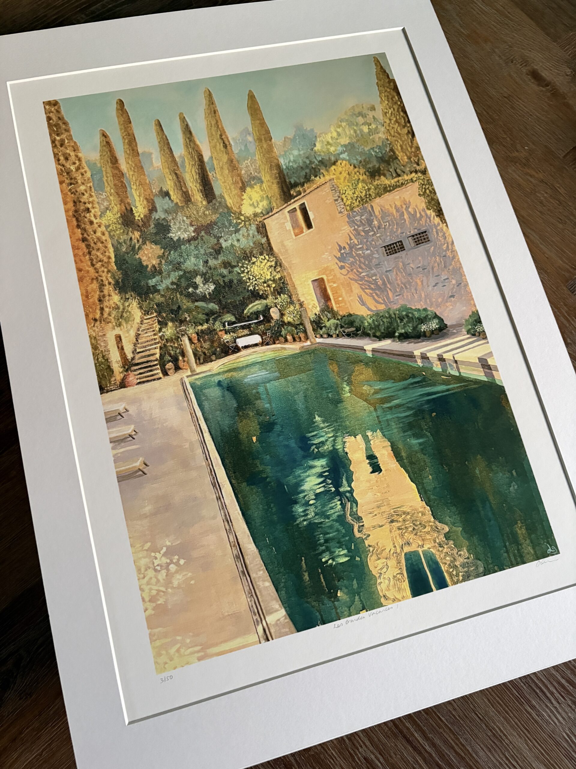 Les Grandes Vacances 1. Limited Edition Giclee Print made Print