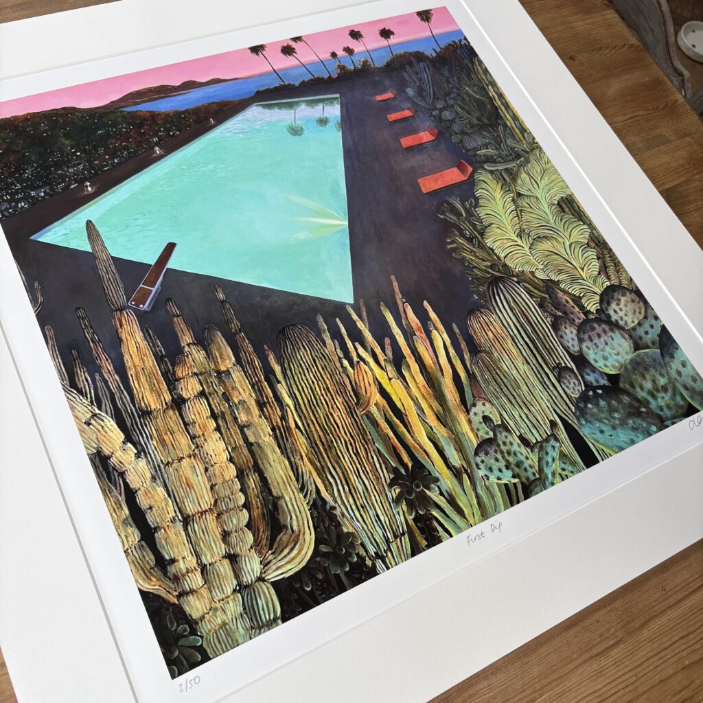 First Dip - Limited Edition Giclee Print