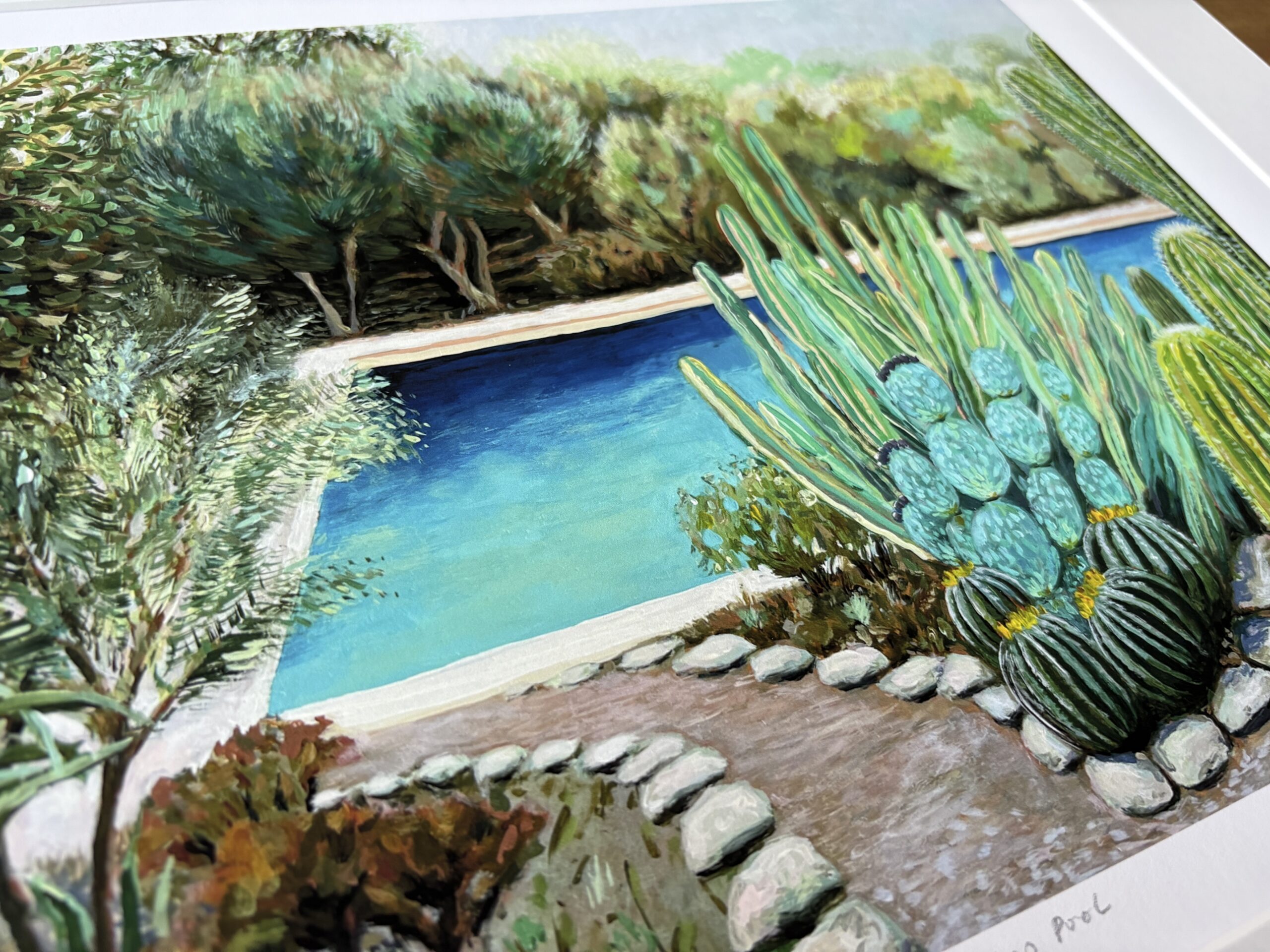 Cactus Pool - Limited Edition Giclee Print