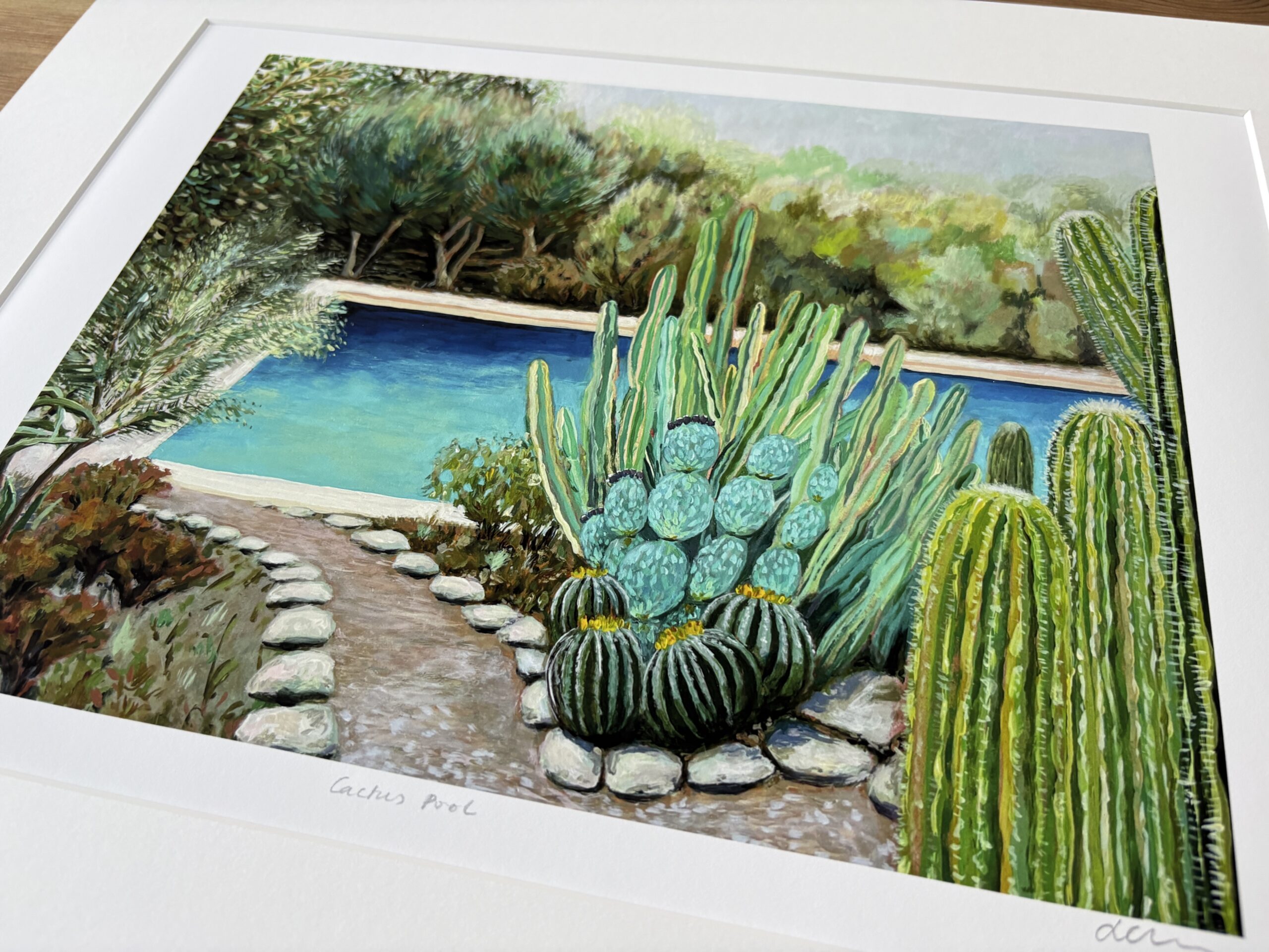 Cactus Pool - Limited Edition Giclee Print