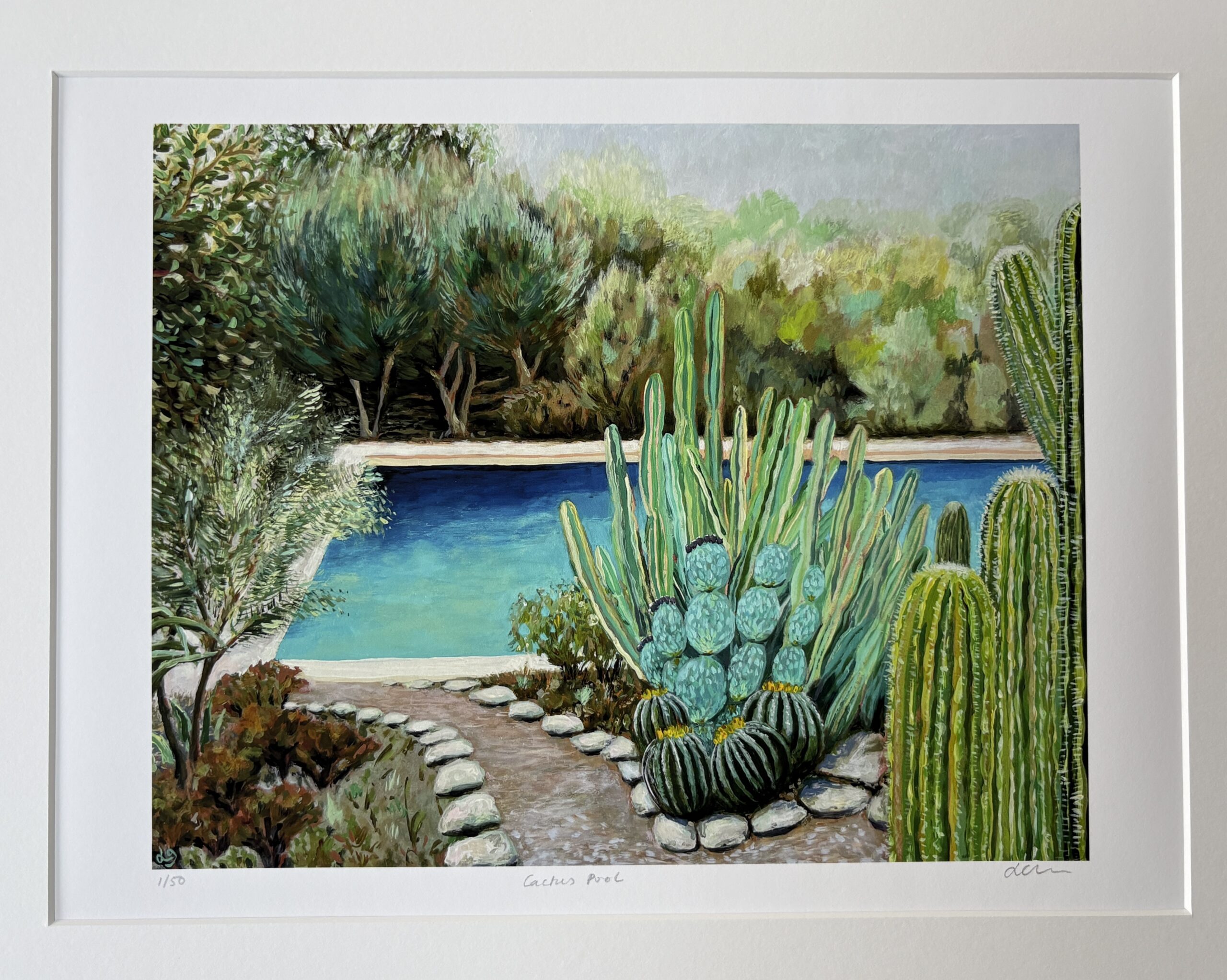 Cactus Pool - Limited Edition Giclee Print