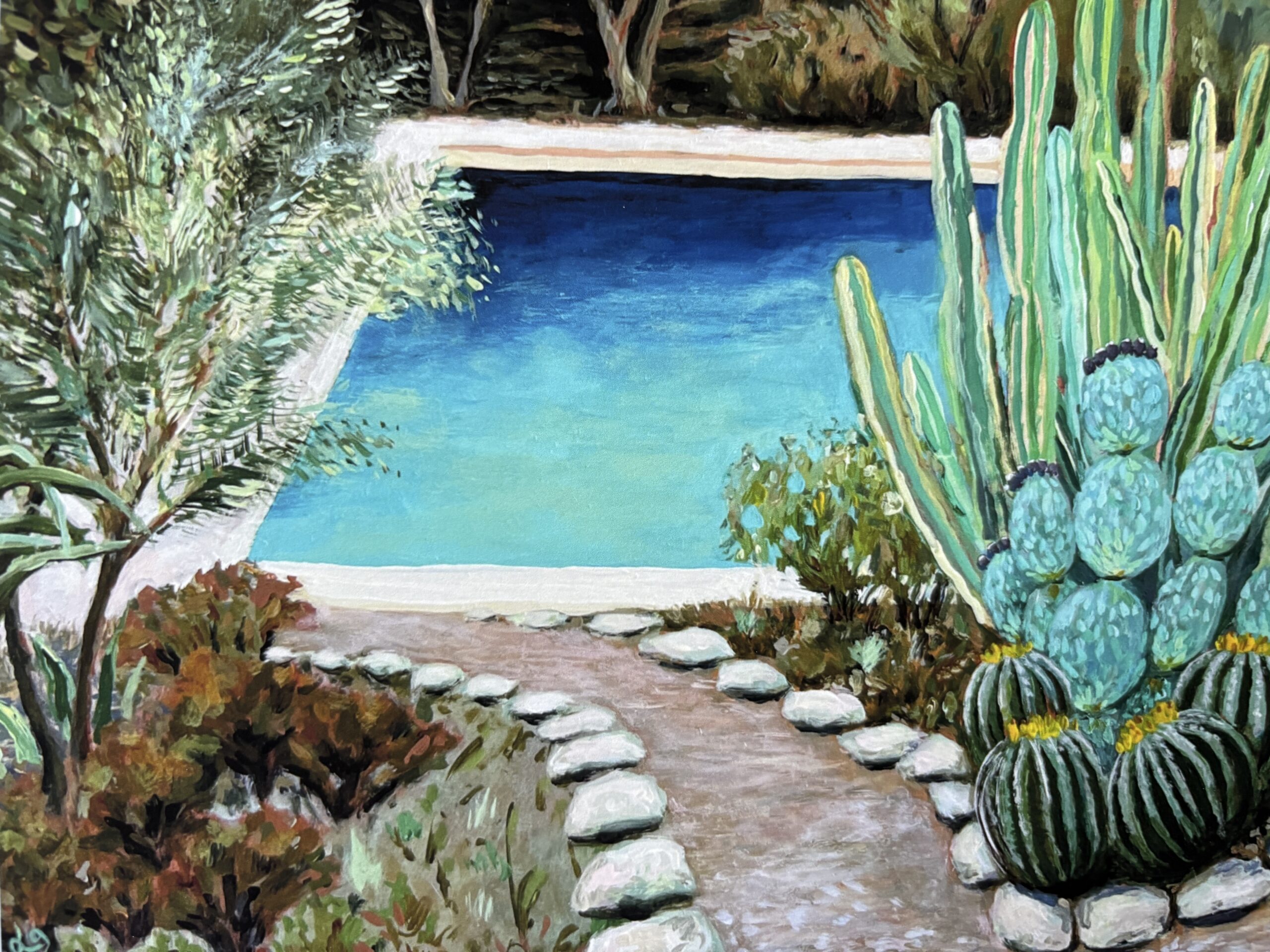 Cactus Pool - Limited Edition Giclee Print