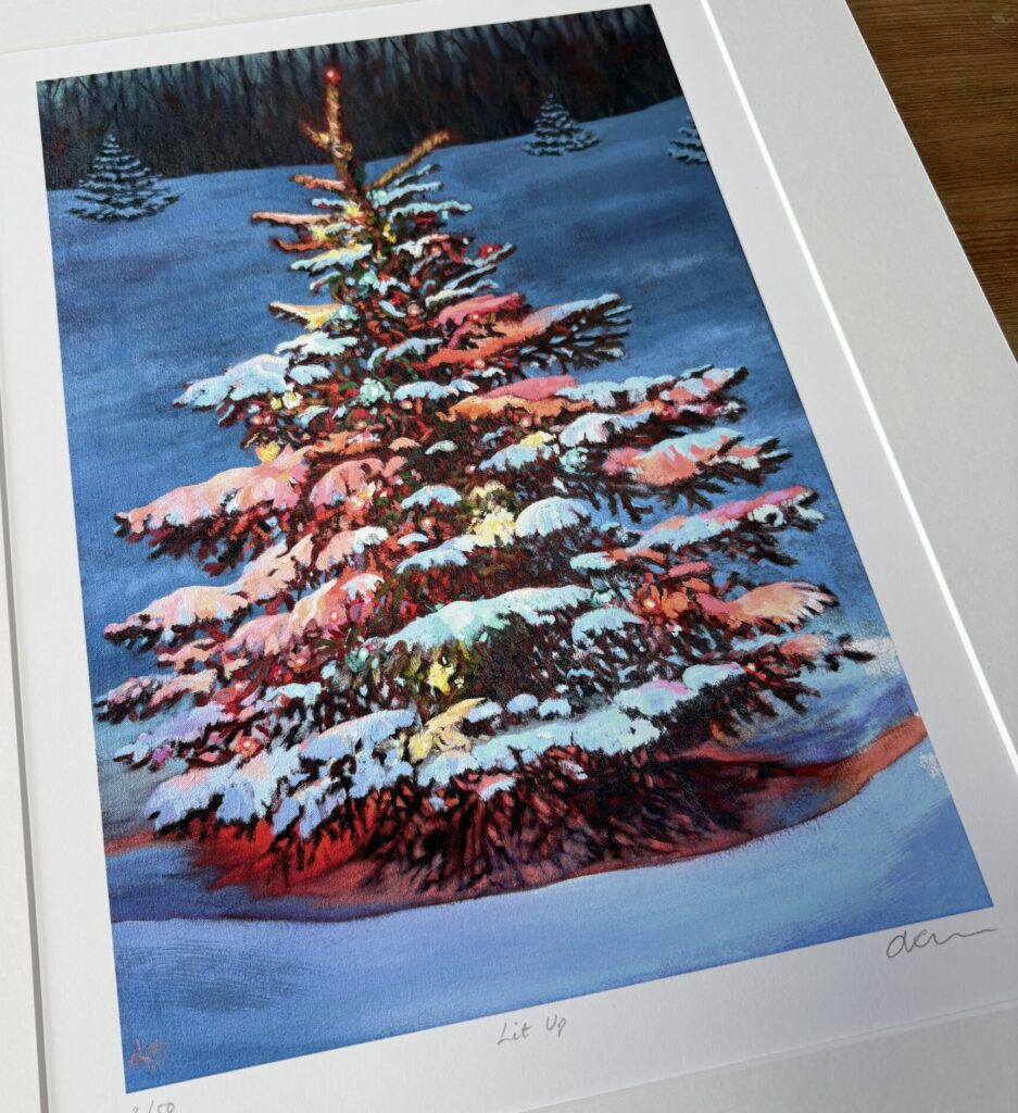 Lit Up - Limited Edition Giclee Print